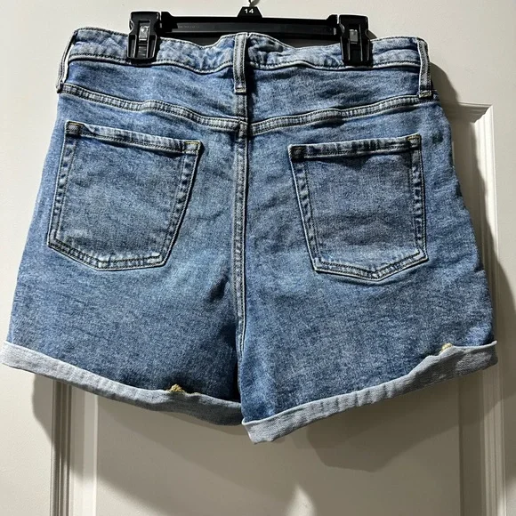 Wild Fable Denim Blue Women's Vintage Look Shorts - Size 10 - Picture 2 of 7